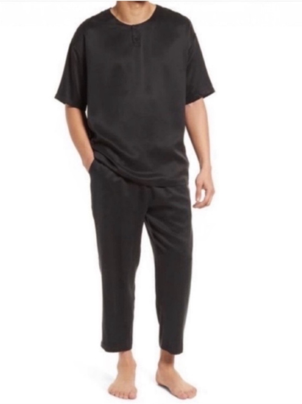 Lahgo washable silk pajama set